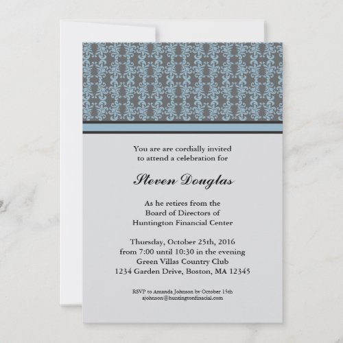 Corporate Retirement Invitation