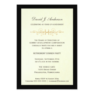 Corporate Retirement Party Invitations