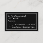 [ Thumbnail: Corporate, Simple, Physician Profile Card ]
