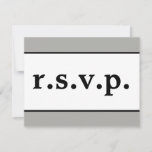 [ Thumbnail: Corporate, Simple "R.S.V.P." Card ]