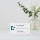 Corporate Squares Business Card (Standing Front)