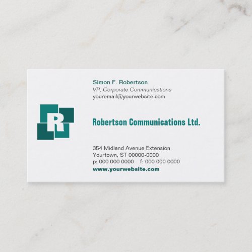 Corporate Squares Business Card