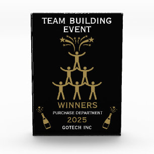 Corporate Staff Team Building Event Acrylic Award