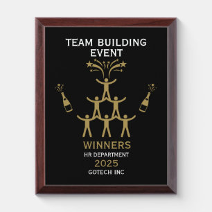 Corporate Staff Team Building Event Award Plaque