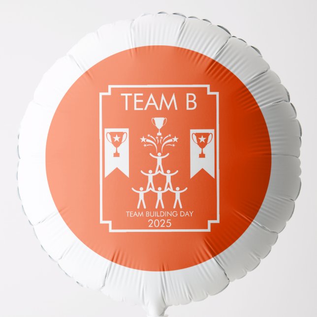 Corporate Staff Team Building Event Balloon (Front)