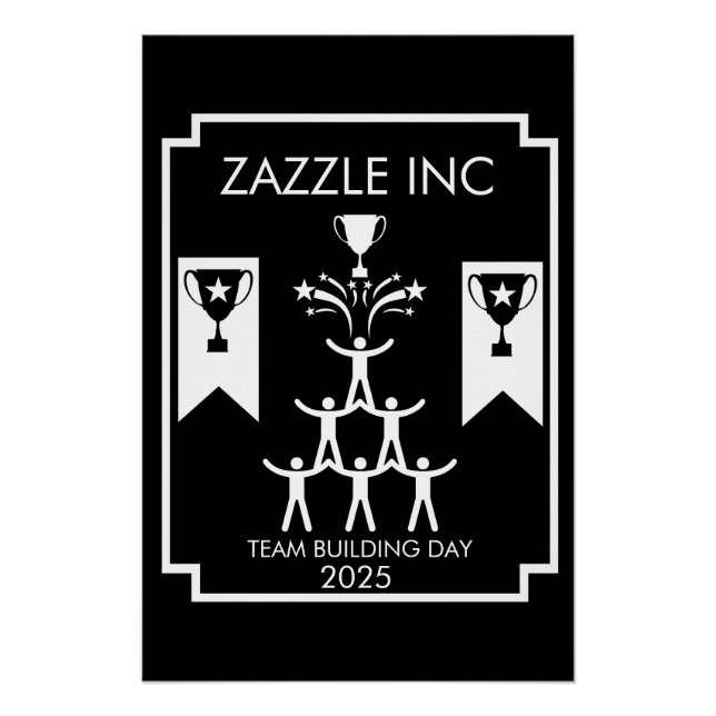 Corporate Staff Team Building Event Poster (Front)