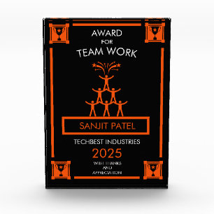 Corporate Staff Team Work Award