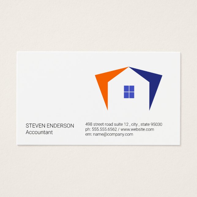 Corporate Style | Home Icon | Real Estate (Front)