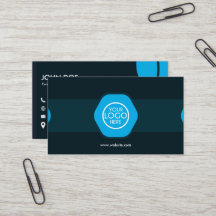 Corporate Teal Black Professional