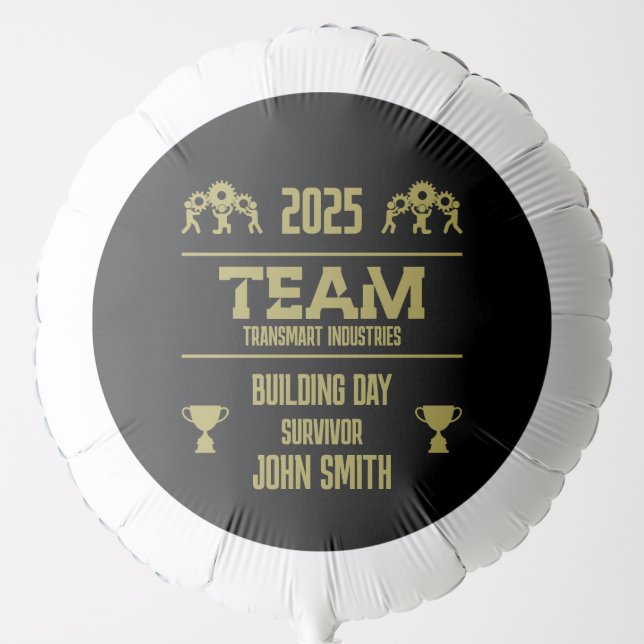 Corporate Team Building Day Balloon (Front)