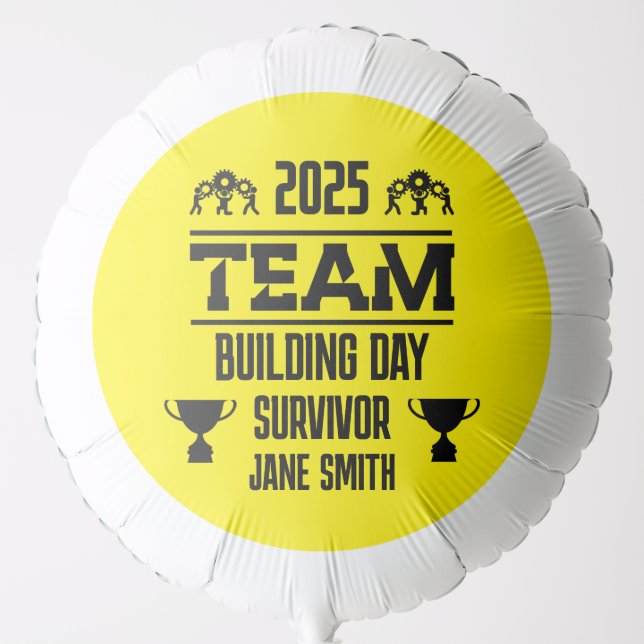 Corporate Team Building Day Balloon (Front)