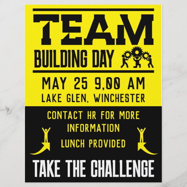 Corporate Team Building Day Flyer (Front)