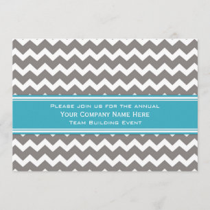 Corporate Team Building Event Invitation Grey