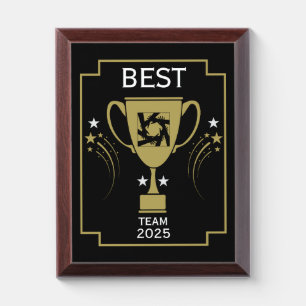 Corporate Team Thanks Award Plaque