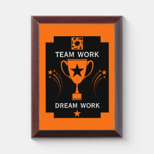 Corporate Team Thanks Award Plaque