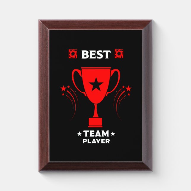 Corporate Team Thanks Award Plaque (Vertical)