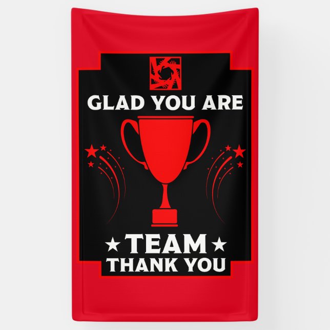 Corporate Team Thanks Banner (Vertical)