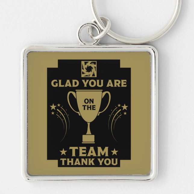 Corporate Team Thanks Keychain (Front)
