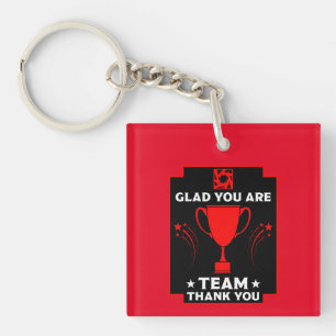 Corporate Team Thanks Keychain