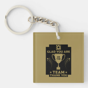 Corporate Team Thanks Keychain