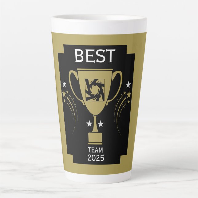 Corporate Team Thanks Latte Mug (Front)