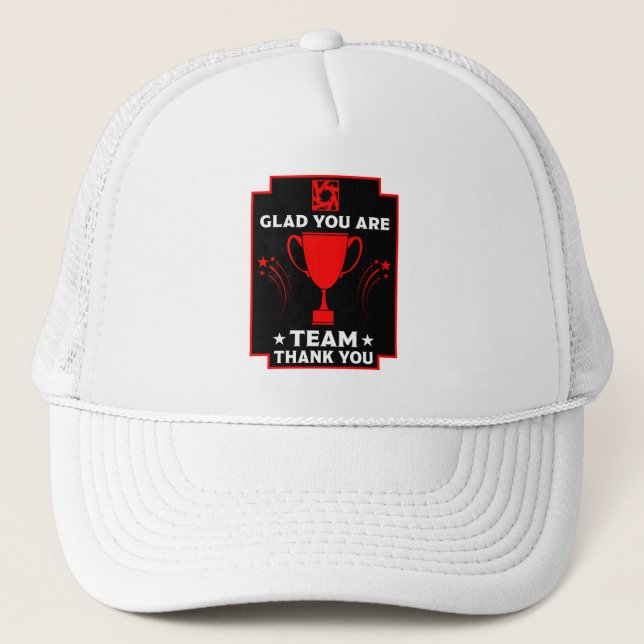 Corporate Team Thanks Trucker Hat (Front)