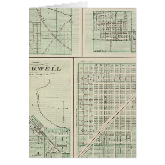 Corporate Town of Fowler, Benton Co Cards (Front)