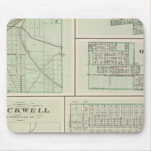 Corporate Town of Fowler Benton Co Mouse Pad