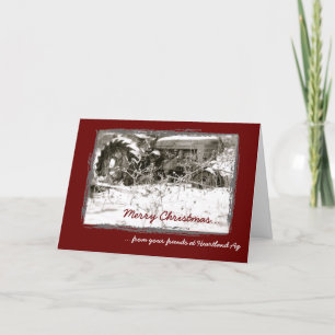 Corporate Tractor Christmas Card