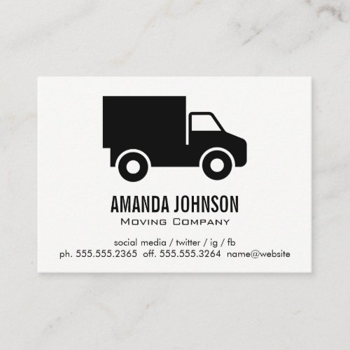 Corporate Truck Business Card