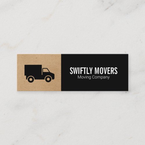 Corporate Truck  Movers Mini Business Card