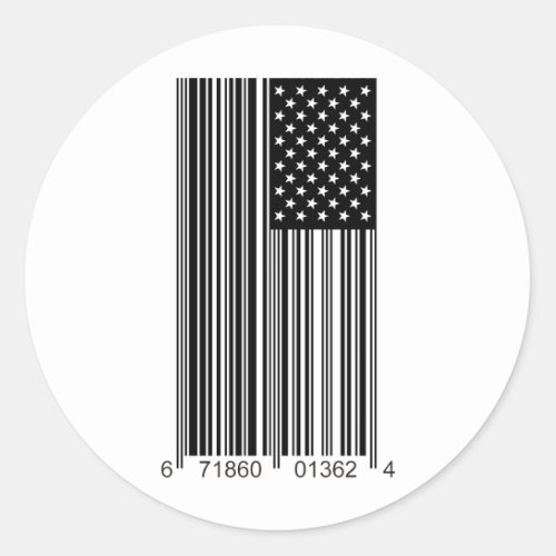 Corporate USA Classic Round Sticker
