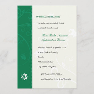Corporate Vines Emerald Invitation