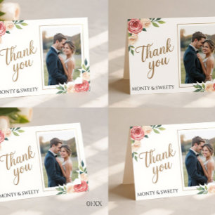 Corporate, Wedding & Funeral Thank You Card Design