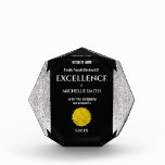 Corporate Year End Excellence Diy Logo Silver Acrylic Award at Zazzle