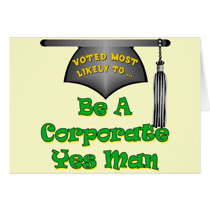 Corporate Yes Man Card