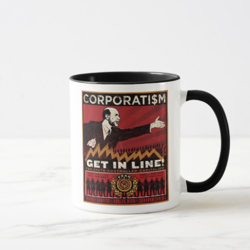 Corporatism Propaganda Mug