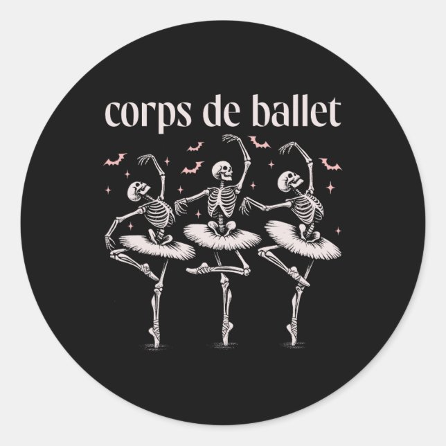 Corps De Ballet  Classic Round Sticker (Front)