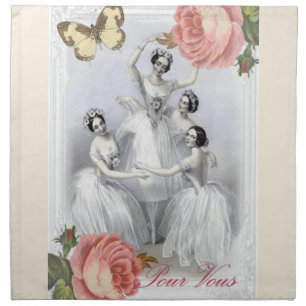 Corps de ballet napkin