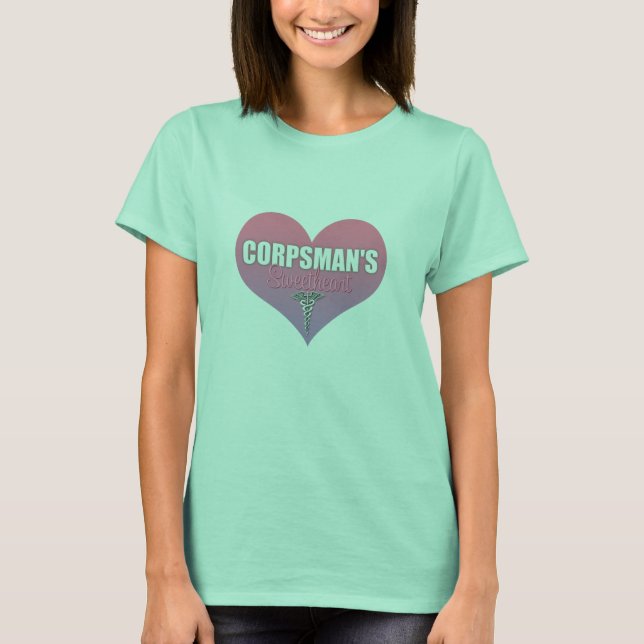 Corpsman's Sweetheart T-Shirt (Front)