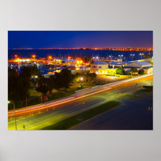 Corpus Christi at Night Poster