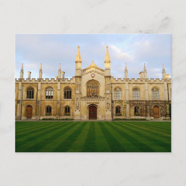 Corpus Christi College, Cambridge, England Postcard (Front)
