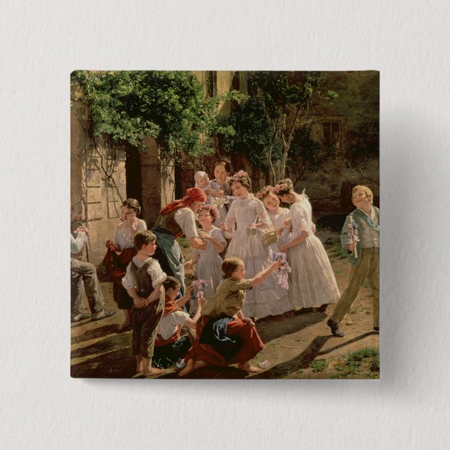 Corpus Christi Pinback Button (Front)