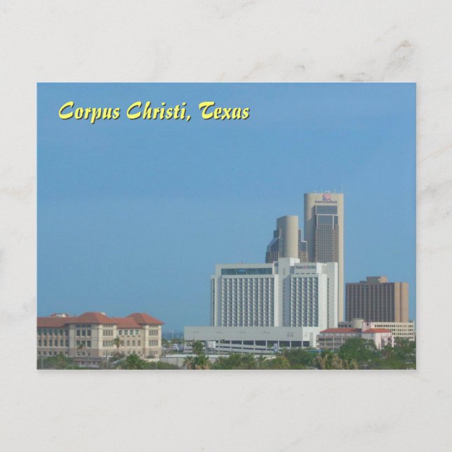 Corpus Christi Skyline Postcard (Front)