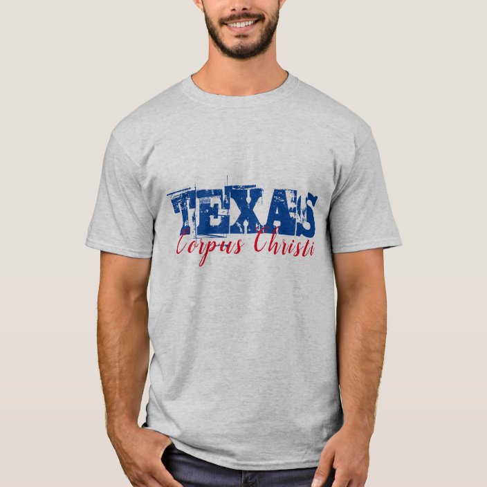 Corpus Christi Texas Dual Font T-Shirt | Zazzle.com