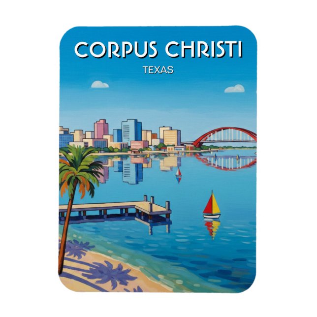 Corpus Christi Texas Magnet (Vertical)