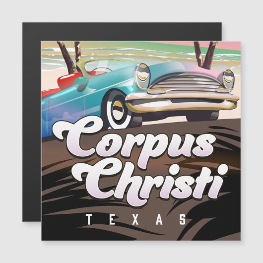 Corpus Christi Texas vacation poster (Front/Back)