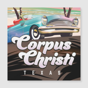 Corpus Christi Texas vacation poster