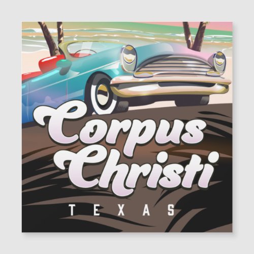 Corpus Christi Texas vacation poster