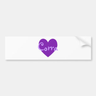 Corra in Purple Bumper Sticker